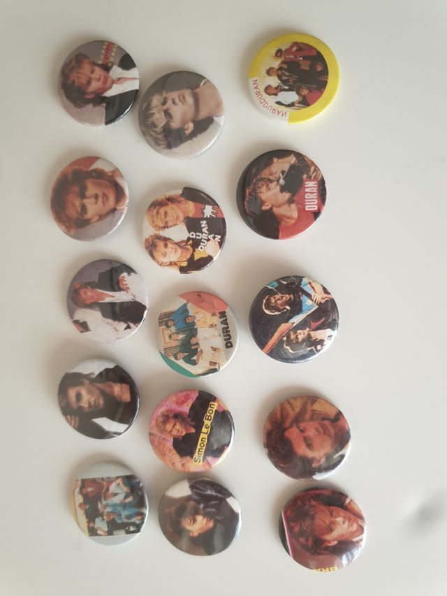 Lotto 15 spille Duran Duran vintage