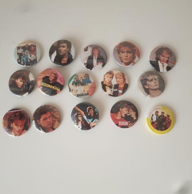 Lotto 15 spille Duran Duran vintage