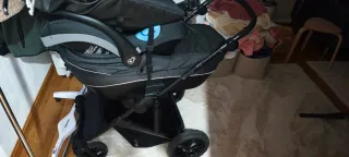 Cochecito KinderKraft 3 en 1 Negro