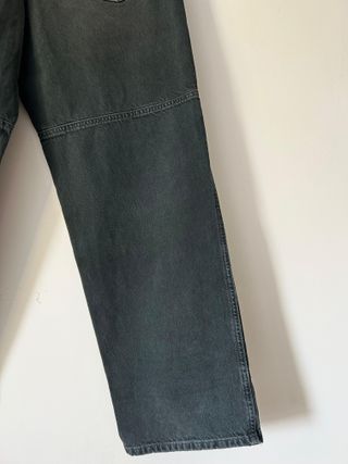 Calças Zara Relaxed Fit Cinza