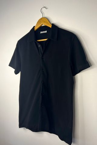 Camisa Kiefermann Preta Manga Curta