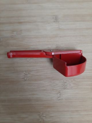 Esmagador de Alho Metal Vermelho