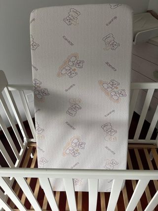 Cuna Micuna Blanca + colchón