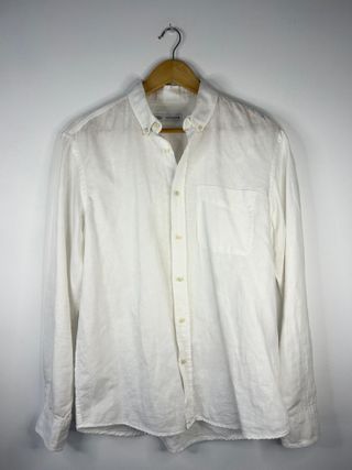 Camisa Zara Linho Branca M