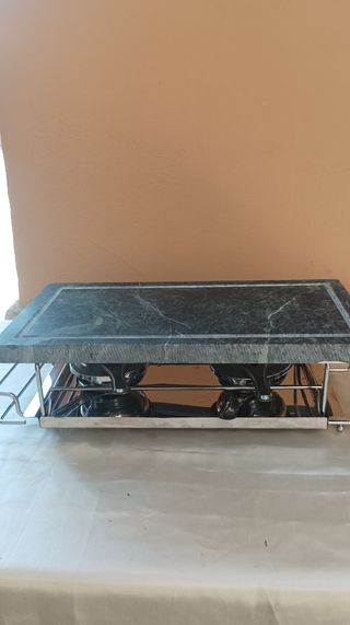 Griglia Tavolo con Pietra Ollare