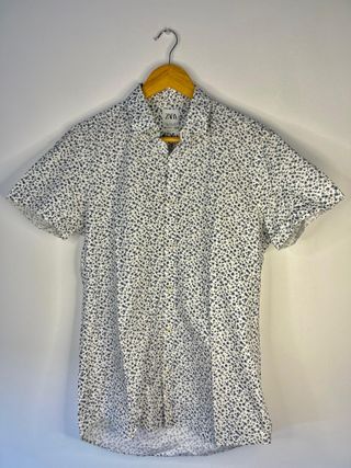 Camisa Zara Slim Fit Estampada