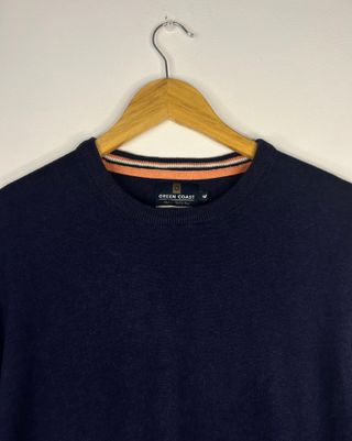 Camisola Green Coast 100% Algodão Azul Tamanho L
