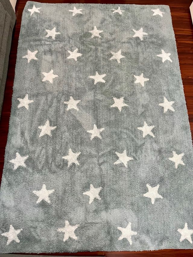 Alfombra Infantil Lorena Canals Estrellas Azul