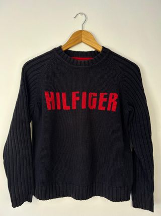 Tommy Hilfiger Jumper Preto Bordado