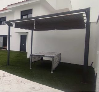 Pérgola Aluminio Leroy Merlin Gris