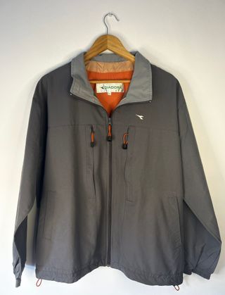 Casaco Diadora Vintage Cinza Tamanho L