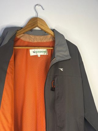 Casaco Diadora Vintage Cinza Tamanho L