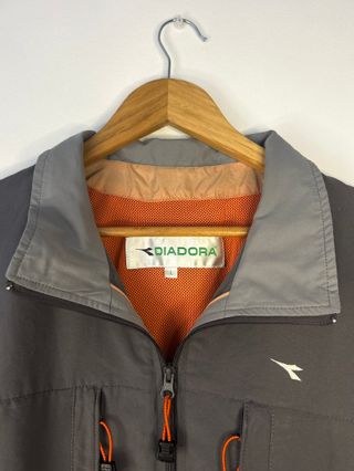Casaco Diadora Vintage Cinza Tamanho L