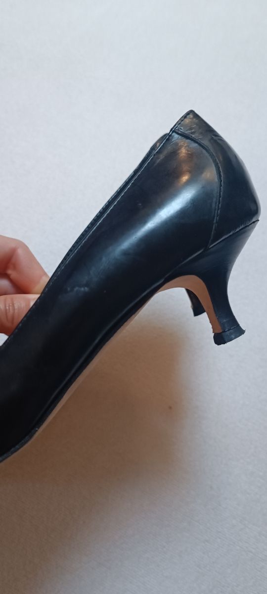 Décolleté Moero Pelle Nere Tg 38