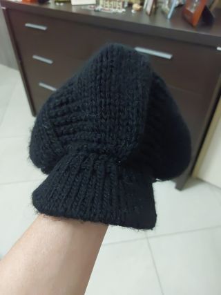 Cappello invernale Cromia lana nero