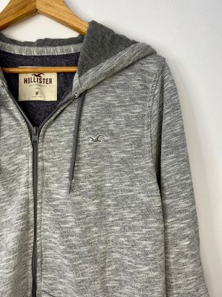 Casaco Hollister Cinza Tamanho M
