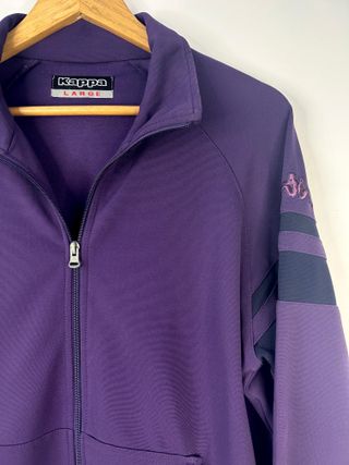 Casaco Vintage Roxo Kappa Tamanho L