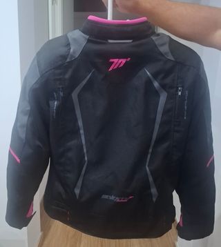 Chaqueta Seventy Mujer Negra y Rosa