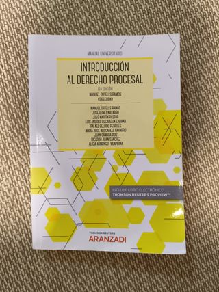 Introducción al Derecho Procesal (Papel + e-book)