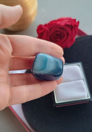 Agata burattata blu maxi 38g