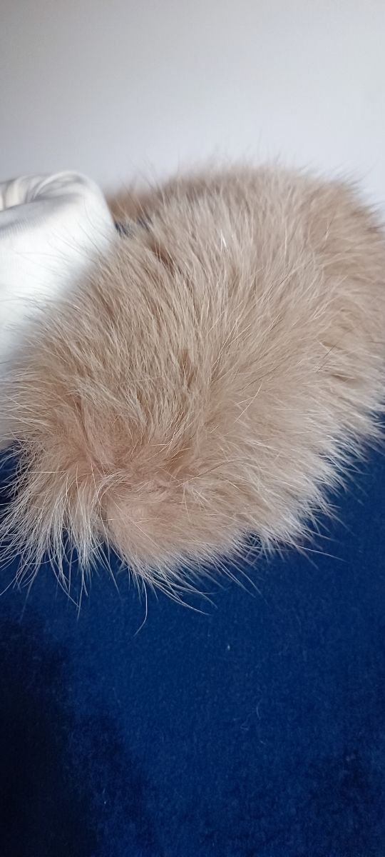 Mantella poncho vintage pellicciotto