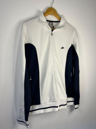 Casaco Nike Vintage Branco e Preto Tamanho L