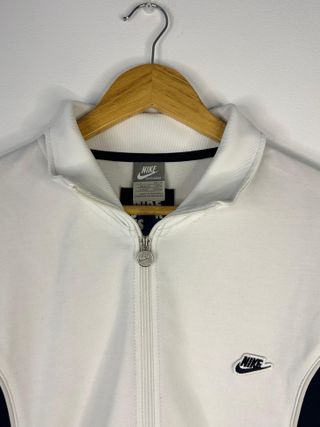 Casaco Nike Vintage Branco e Preto Tamanho L