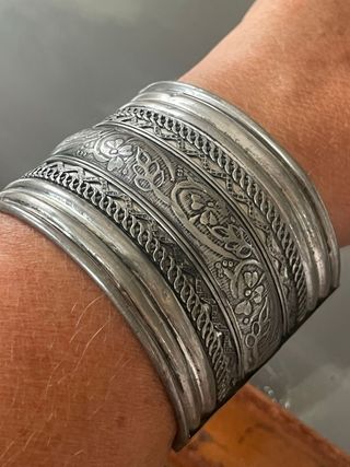 Bracciale vintage semi rigido indiano