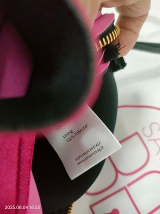 Save My Bag tracolla fucsia e nera