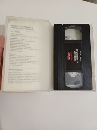 Regreso al Futuro 3 VHS