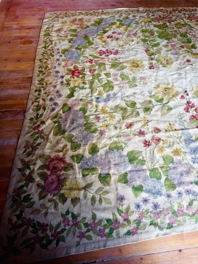 Alfombra Aubusson floral