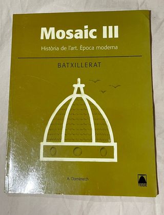 Mosaic III. Història de l'art. Época moderna