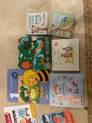 Juguetes, libros y accesorios varios para bebé