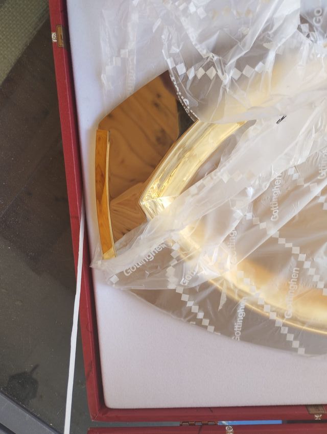 Cubertería de Pescado Gottinghen Chapada en Oro