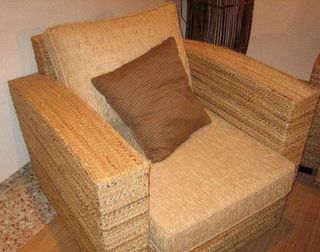 Sofá 2 plazas, sillón y mesa auxiliar