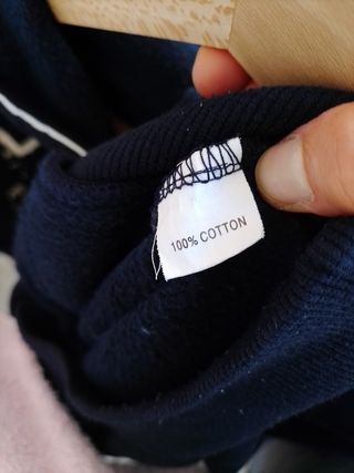 Sudadera con capucha azul