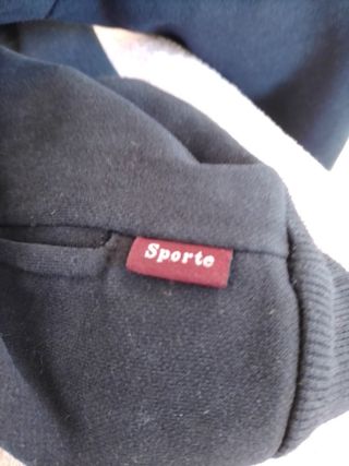 Sudadera con capucha azul
