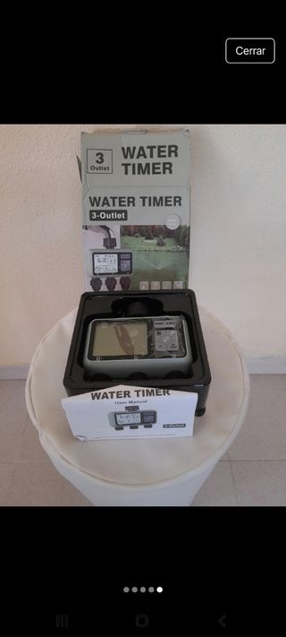Temporizador de agua 3 tomas