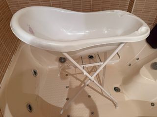 Bañera para bebé con soporte incluye el asiento