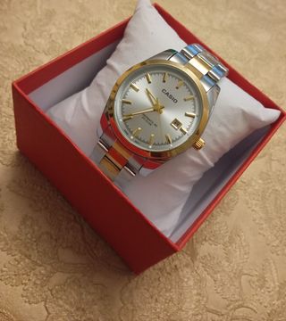 Reloj Casio Dorado  Plateadopowermatic 80 silicium