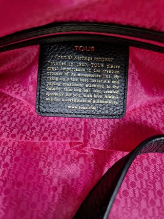 Bolso Tous de piel negro