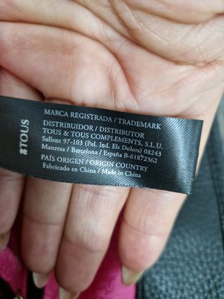 Bolso Tous de piel negro