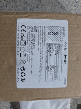 Interruptor de persianas táctil-wifi