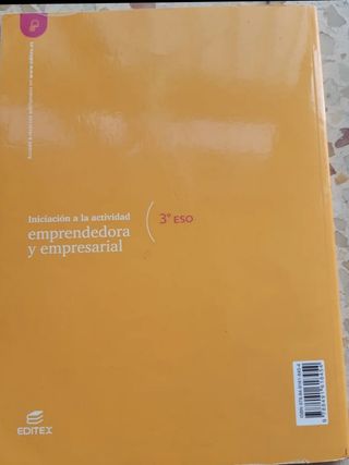 Libro de Iniciación a la actividad emprendedora 3°