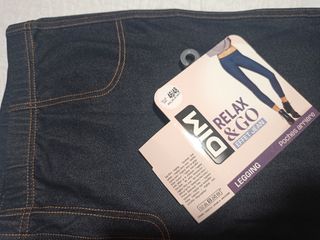 Leggings DIM Azul. Talla L 46/48, és grande