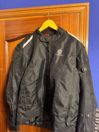 Chaqueta Moto Armure Verano Ligera Negra