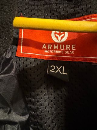 Chaqueta Moto Armure Verano Ligera Negra