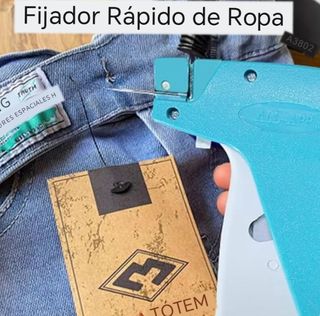 Pistola Etiquetadora Ropa Rosa + 5000 Etiquetas