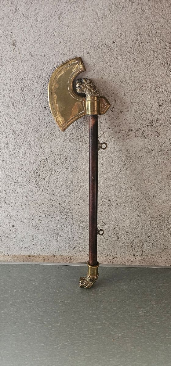 ✅️Hacha decorativa de bronce