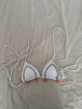 Bikini Blanco Estilo Boho